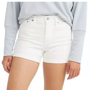 Levi’s white shorts